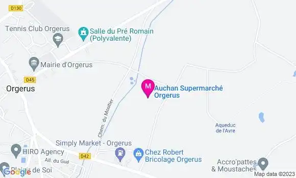 Localisation Auchan