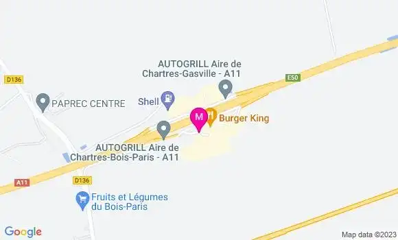 Localisation Station Shell Gasville