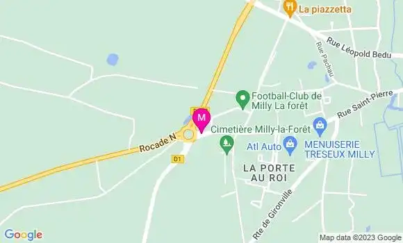 Localisation Station Carrefour