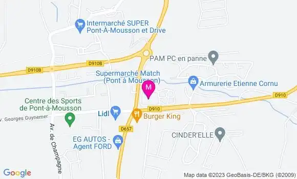 Localisation Supermarché Match