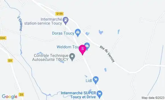 Localisation Intermarché Station