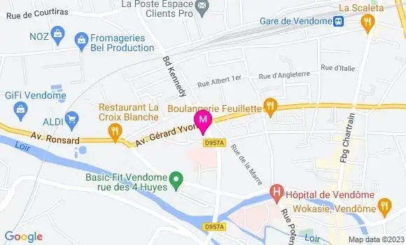Localisation Relais du Val de Loire