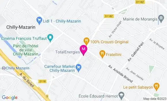 Localisation TotalEnergies