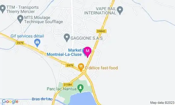 Localisation Carrefour Market