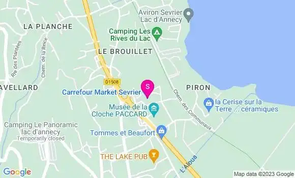 Localisation Carrefour Market