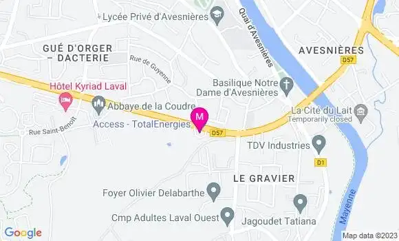 Localisation Access TotalEnergies