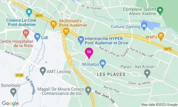 Localisation Intermarche Pont Audemer