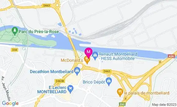 Localisation Station Leclerc