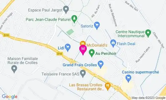 Localisation Carrefour Market