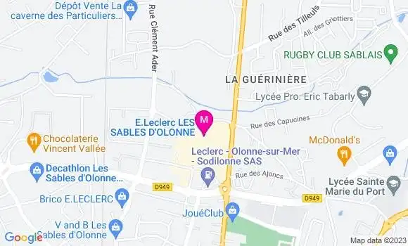 Localisation Station Leclerc