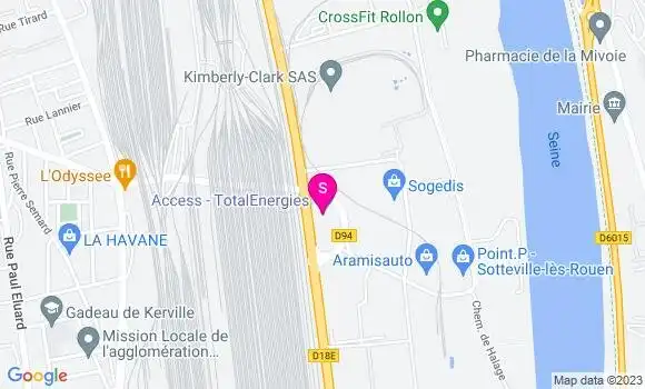 Localisation Access TotalEnergies
