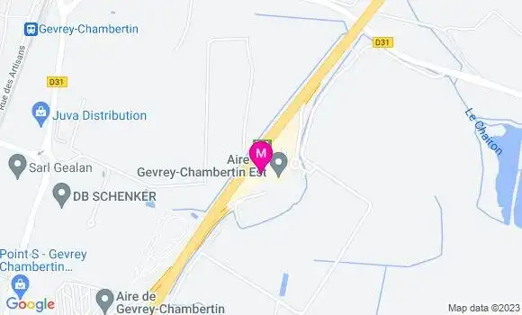 Localisation Esso Gevrey Est