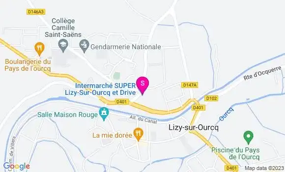 Localisation Intermarché Station
