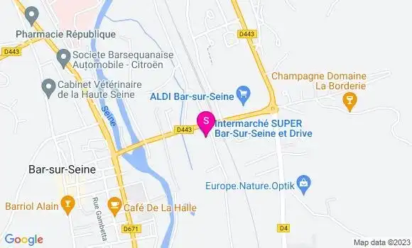 Localisation Intermarché Station