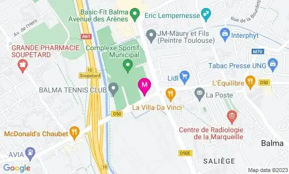 Localisation Esso Express