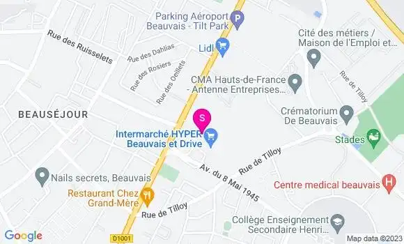 Localisation Intermarché Station