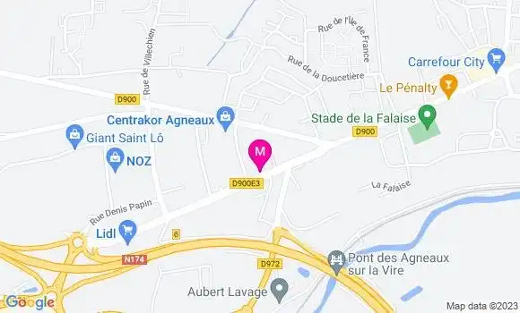 Localisation Station Aubert