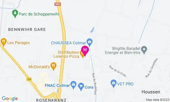 Localisation Station Service Cora