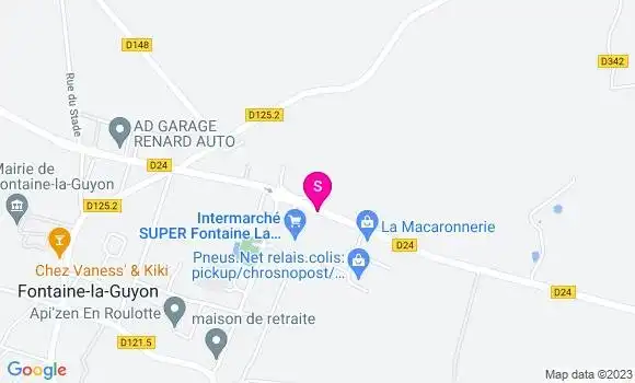 Localisation Intermarché Station