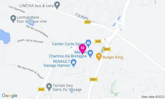 Localisation Station Carrefour