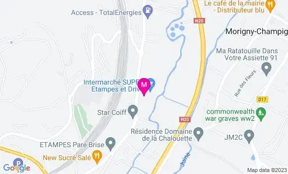 Localisation Intermarché Station