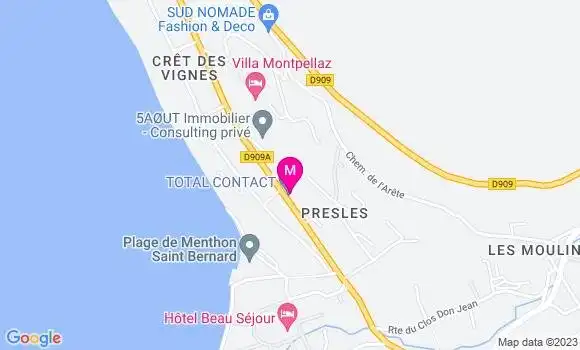 Localisation Garage Nycollin