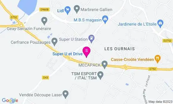 Localisation Super U