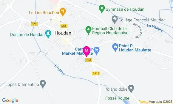 Localisation Carrefour Market