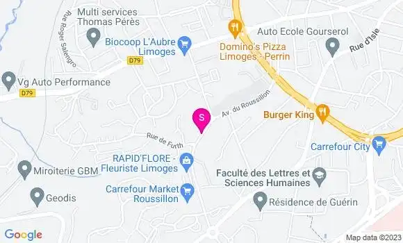 Localisation Carrefour Market