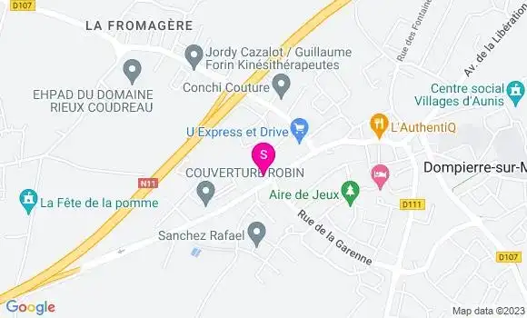 Localisation Garage Brillault