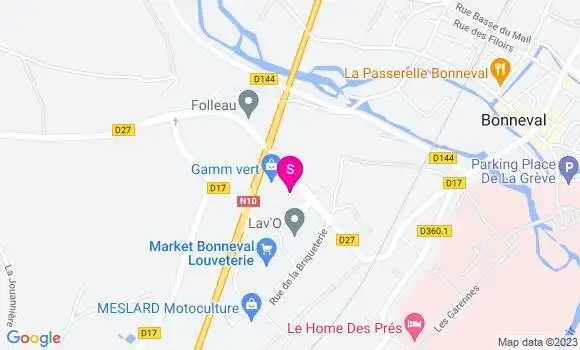 Localisation Carrefour Market