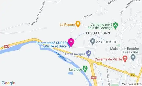 Localisation Intermarché Station
