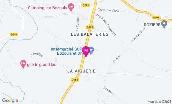 Localisation Intermarché Station