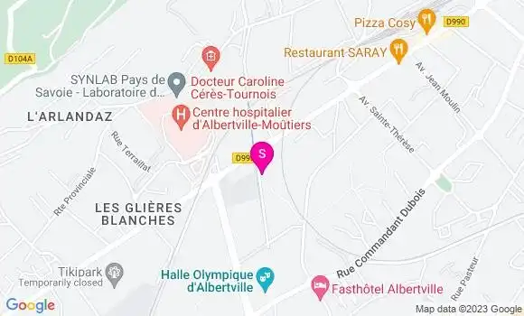 Localisation Carrefour Market