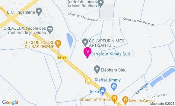 Localisation Station Carrefour