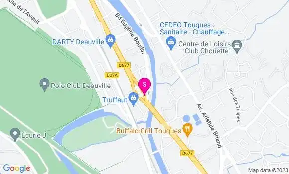 Localisation Station Carrefour