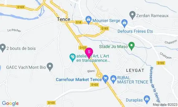 Localisation Carrefour Market