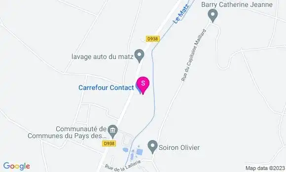 Localisation Carrefour Contact