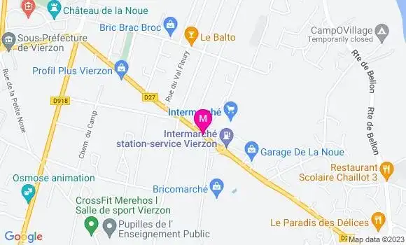 Localisation Intermarché Station