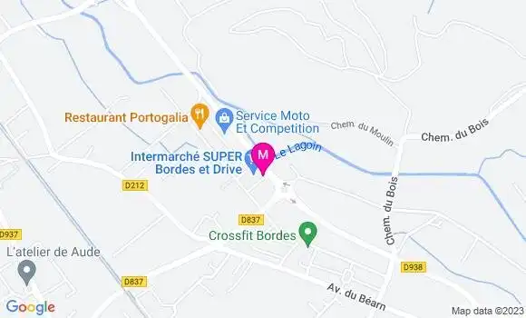 Localisation Intermarché Station