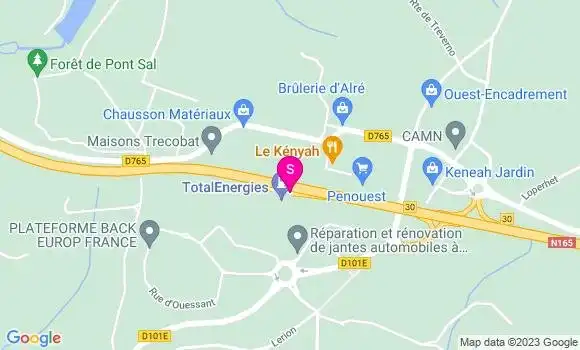 Localisation TotalEnergies