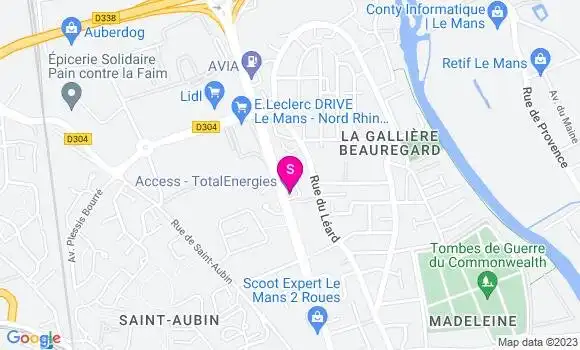 Localisation Access TotalEnergies