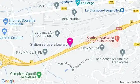 Localisation Station Leclerc