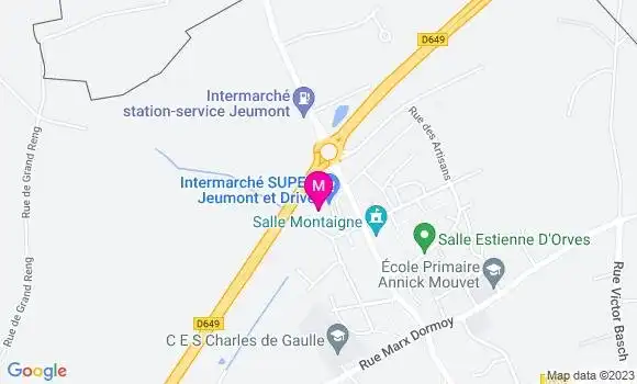 Localisation Intermarché Station