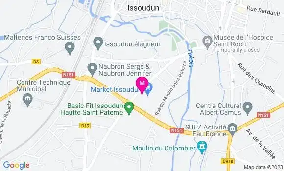 Localisation Station Carrefour