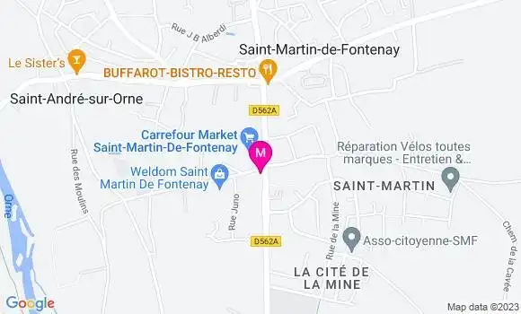 Localisation Station Carrefour