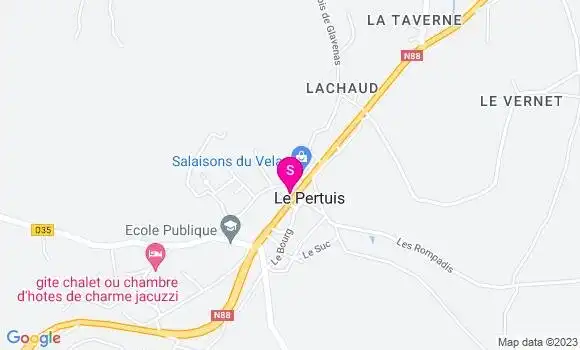 Localisation Station du Col