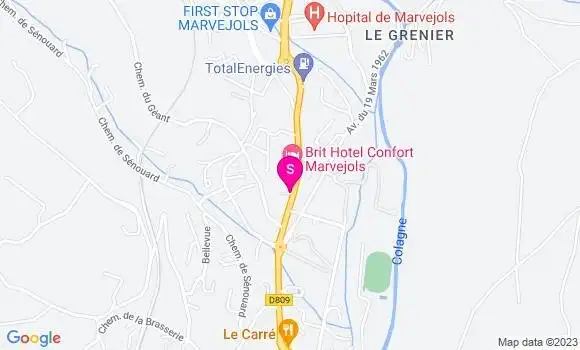 Localisation Auchan Supermarché