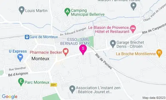 Localisation Garage Bernaud