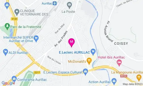 Localisation Auchan